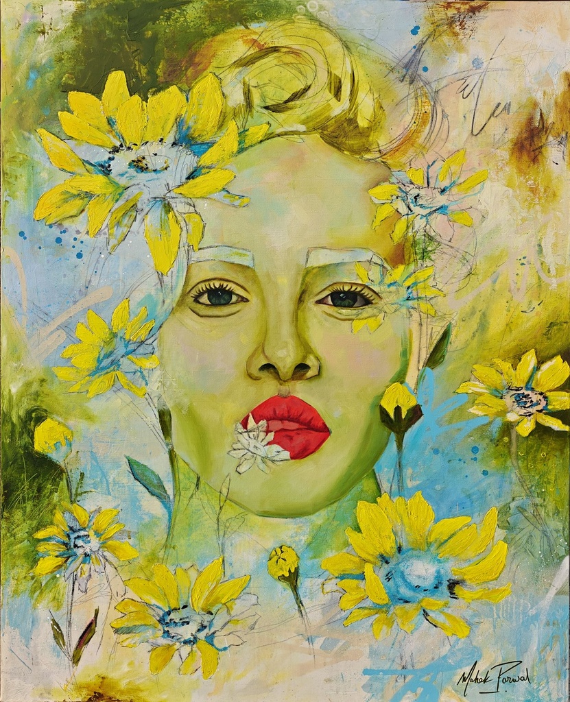 "YOU NEED YOUR SUN SHINE" Original Oil Painting