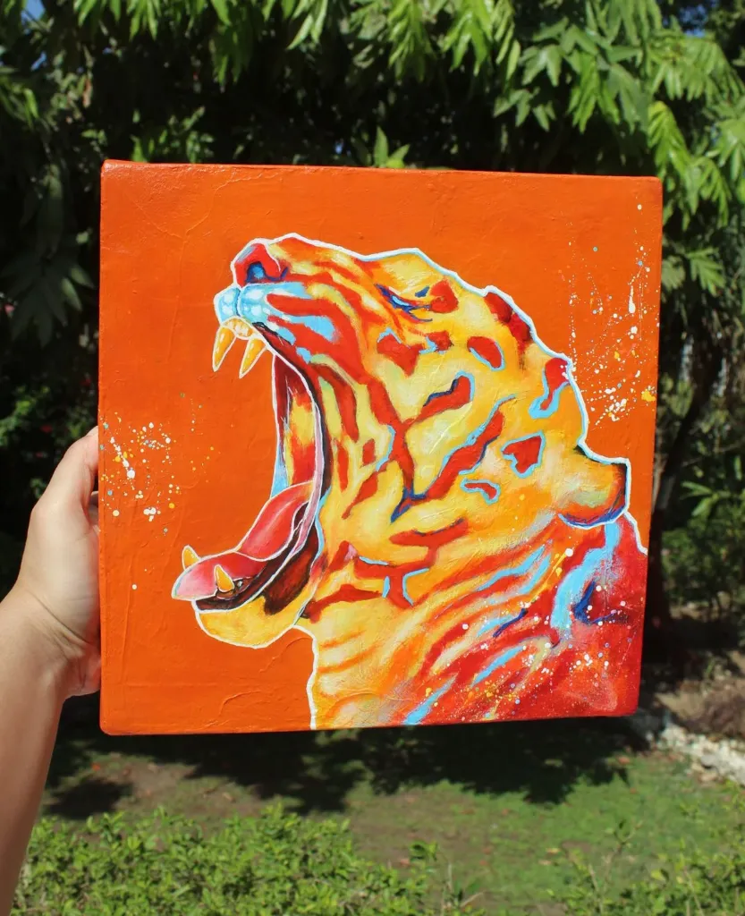 “RADIANT BEAST” Original Oil Painting